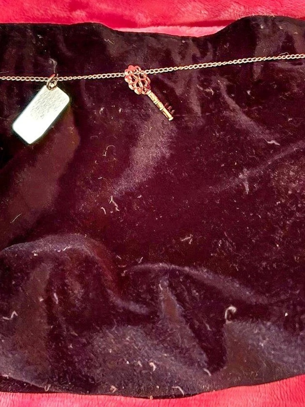 Make Up For Ever Black Velvet drawstring pouch